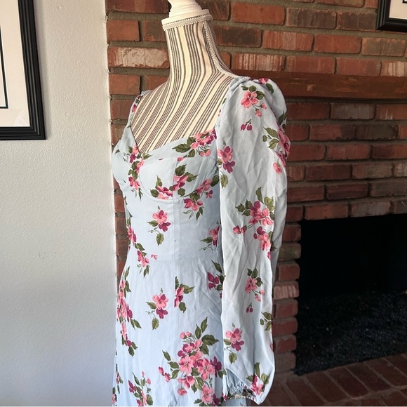 Reformation Shelby Floral Midi Dress in Giulia Sz 0 - Picture 6 of 11